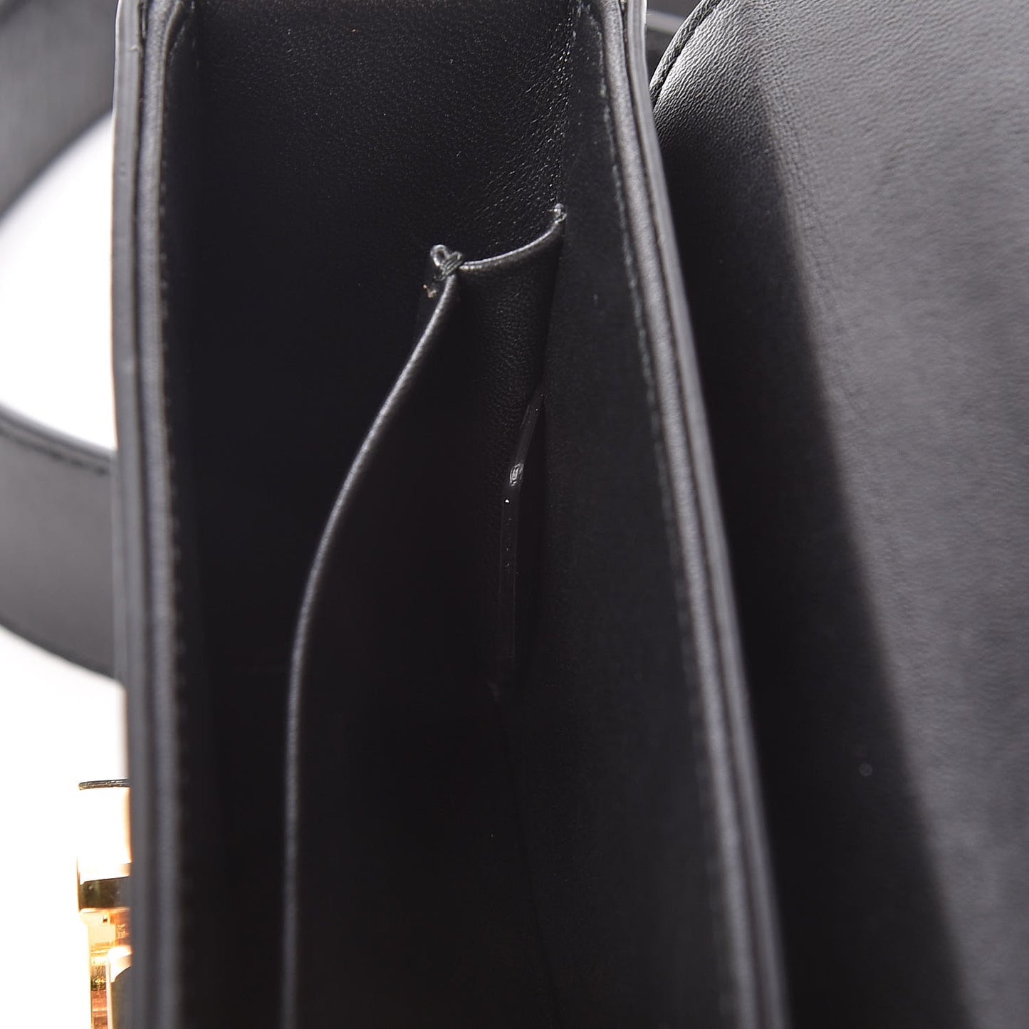 Crackled Lambskin 30 Montaigne Box Bag Black