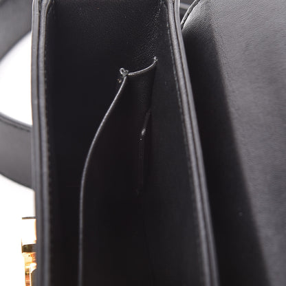 Christian Dior Crackled Lambskin 30 Montaigne Box Bag Black 7 of 11