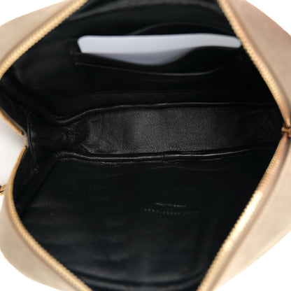 Saint Laurent Suede Matelasse Monogram Mini Lou Camera Bag Matte Gold 5 of 11