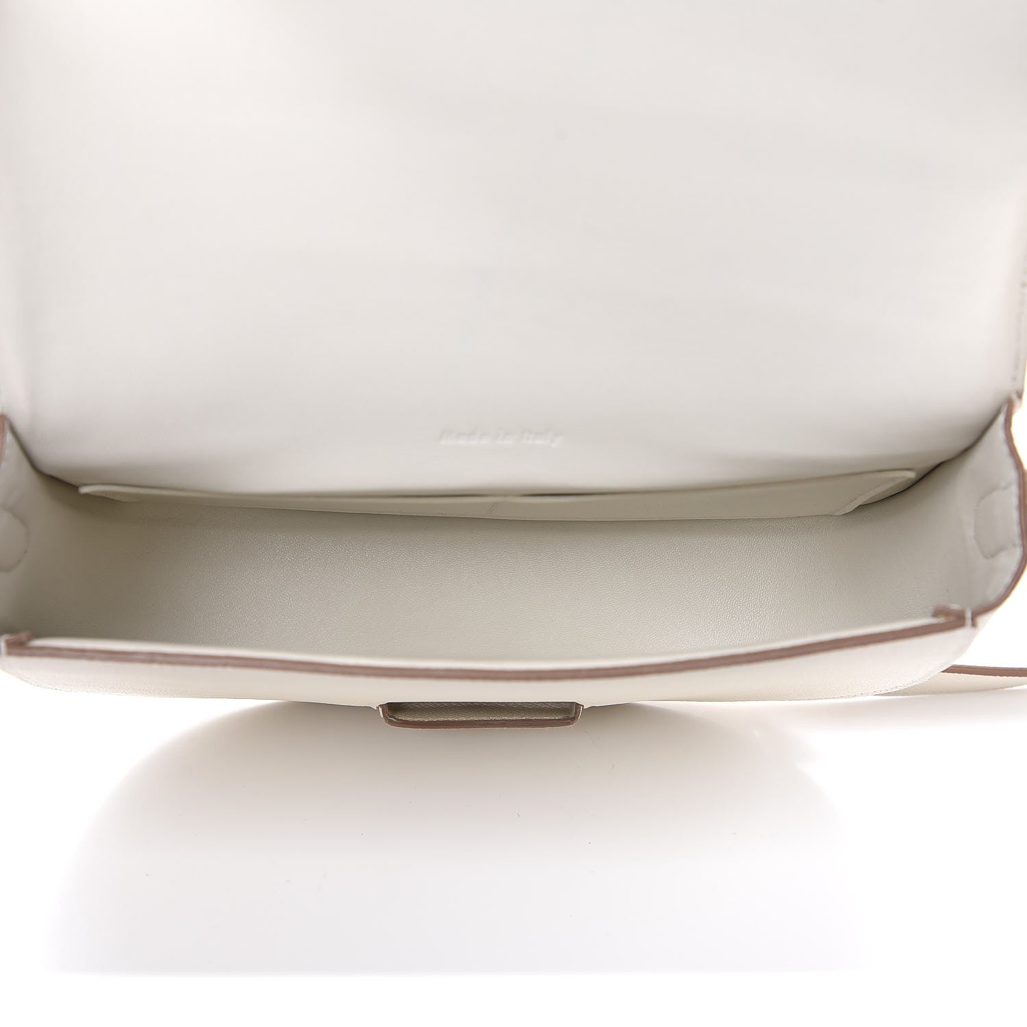 Celine Grained Calfskin Small Trotteur White 5 of 7