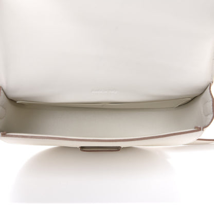 Celine Grained Calfskin Small Trotteur White 5 of 7