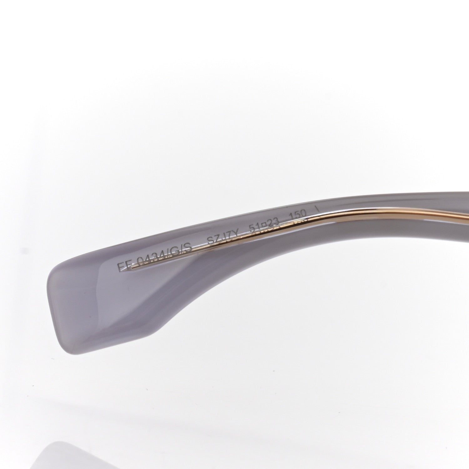 Fendi Acetate FF Sunglasses FF 0434/G/S White Gold 5 of 8