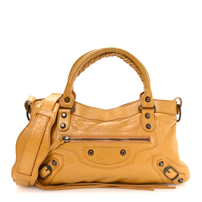 Balenciaga Agneau Classic Hardware First Jaune Moutarde 1 of 11