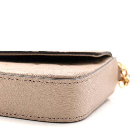 Louis Vuitton Empreinte Pochette Felicie Chain Wallet Tourterelle 10 of 11