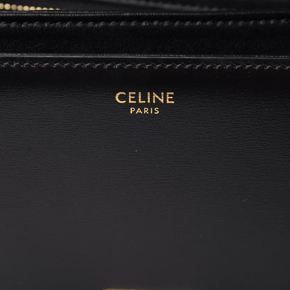 Celine Shiny Calfskin Medium Triomphe Black 6 of 12