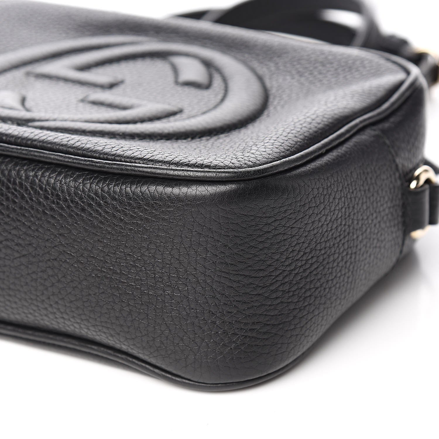 Gucci Pebbled Calfskin Small Soho Disco Bag Black 11 of 13