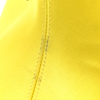 Christian Louboutin Satin Morgan Fleur 70 Over The Knee Boots 42 Yellow 9 of 12