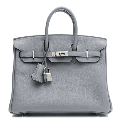 Hermes Togo Birkin 25 Gris Pantin 1 of 11