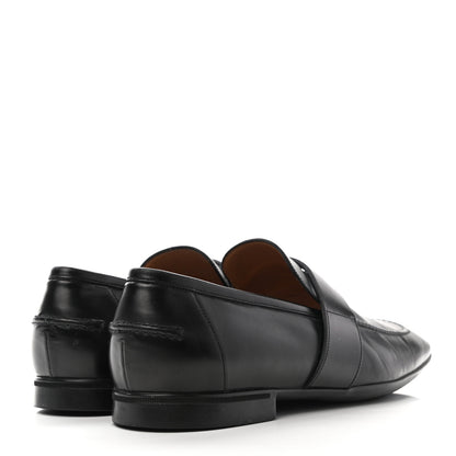 Gucci Calfskin Interlocking G Mens Loafers 9.5 Black 4 of 8