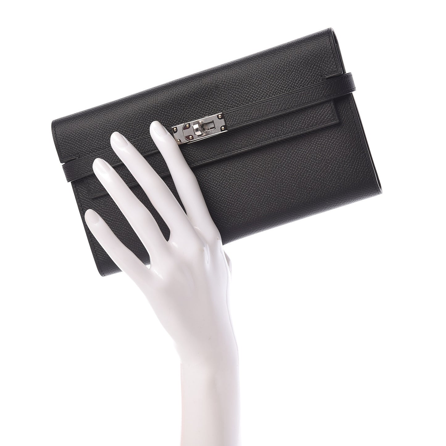 Epsom Kelly Longue Wallet Black