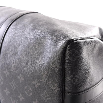 Louis Vuitton Monogram Eclipse Keepall Bandouliere 45 7 of 12