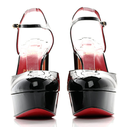 Christian Louboutin Patent Coluna 130 Pumps 41 Black 2 of 12