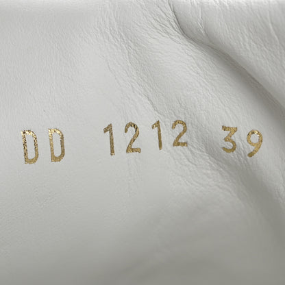 Louis Vuitton Lambskin Embossed Monogram Time Out Sneakers 39 White 9 of 13