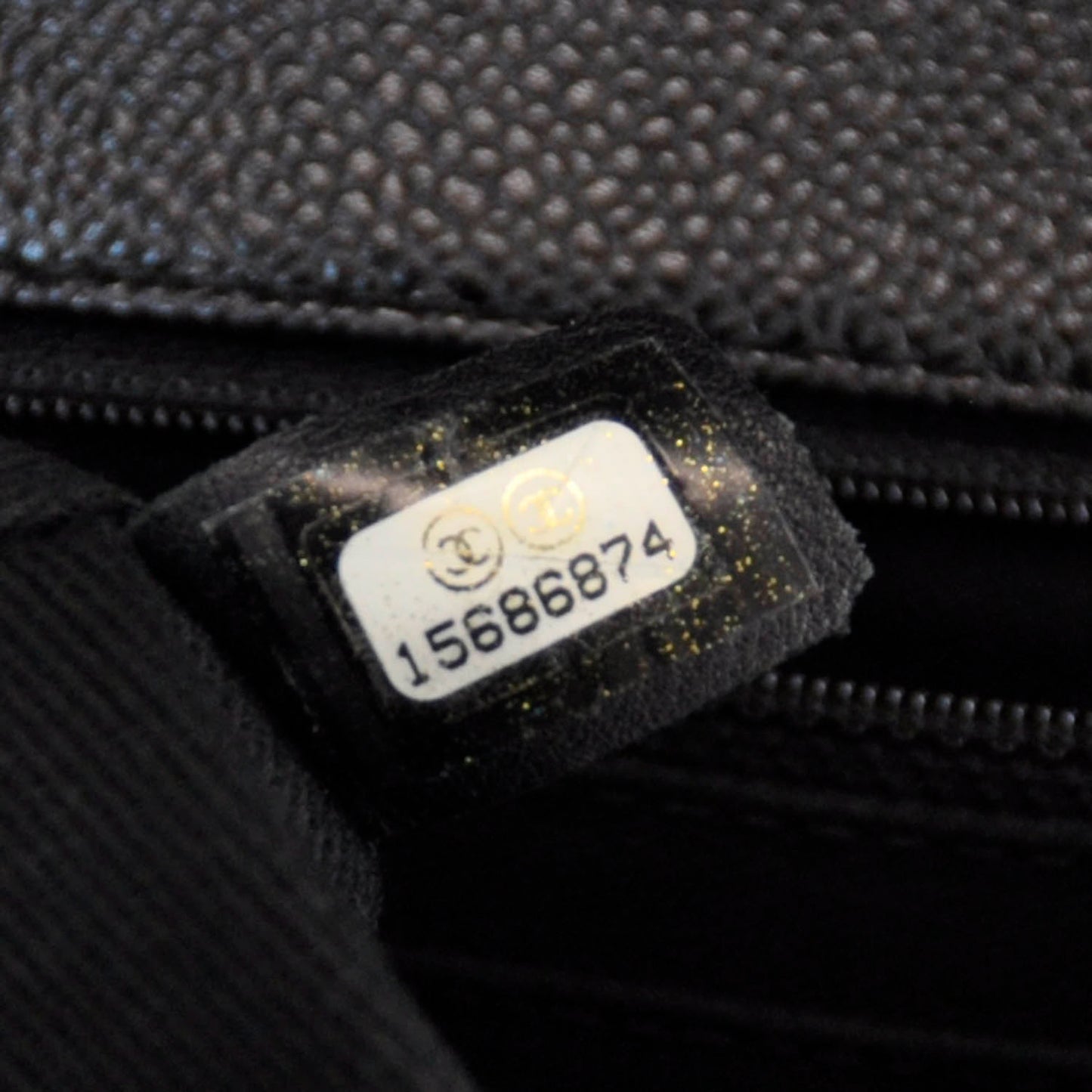 Caviar Timeless Medium Flap Black