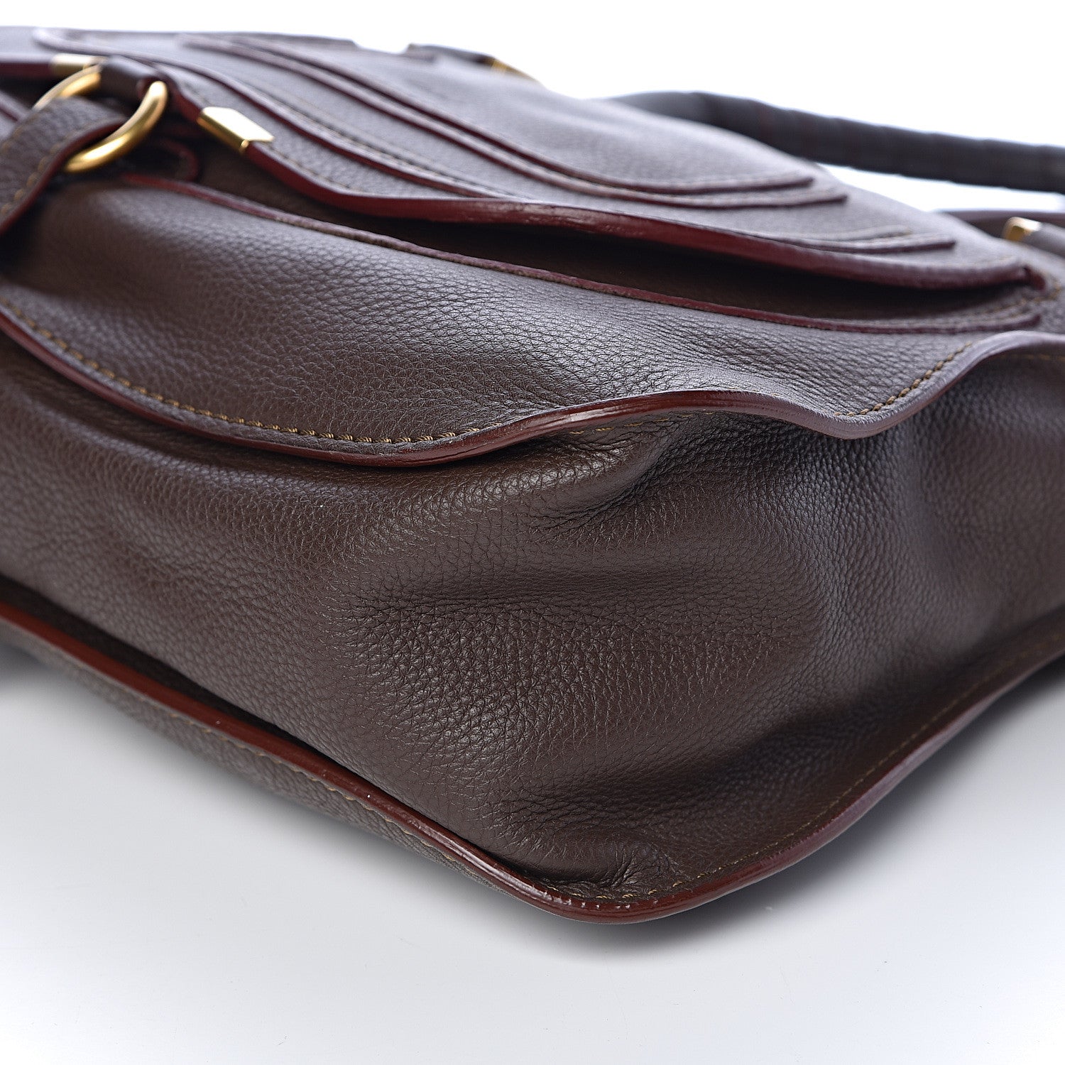 Chloe Calfskin Medium Marcie Satchel Truffle 10 of 11