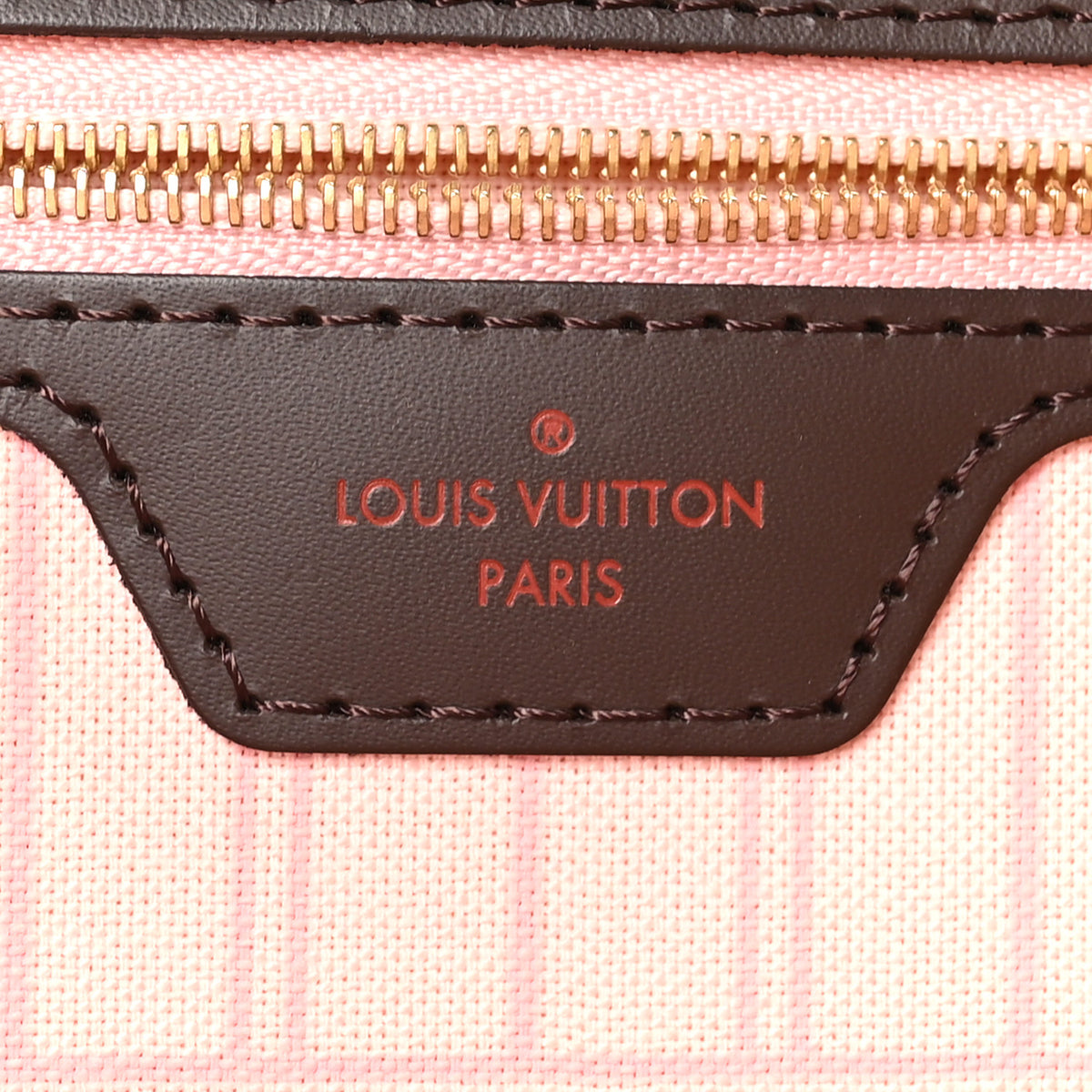 Damier Ebene Neo Neverfull MM Rose Ballerine