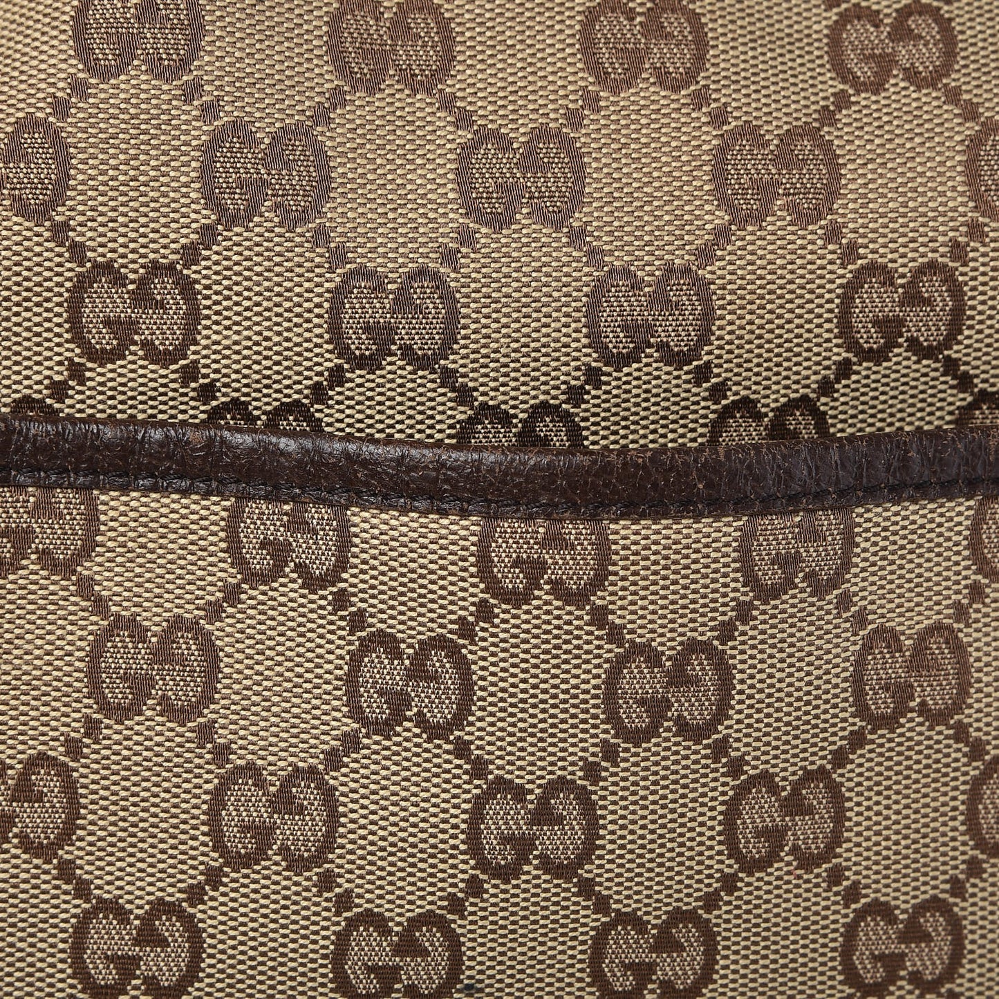Monogram Natural Pigskin Large Diaper Bag Beige Ebony Cocoa Dark Chocolate