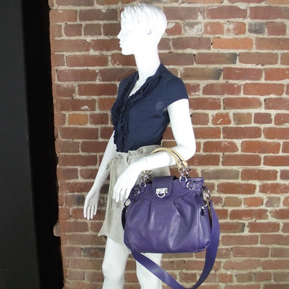 FASHIONPHILE SALVATOREFERRAGAMOLeatherMarisaPurple 2 of 13