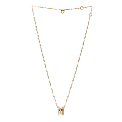 Bulgari 18K Yellow Gold Diamond .38ctw B.Zero1 Rock Pendant Necklace 3 of 5
