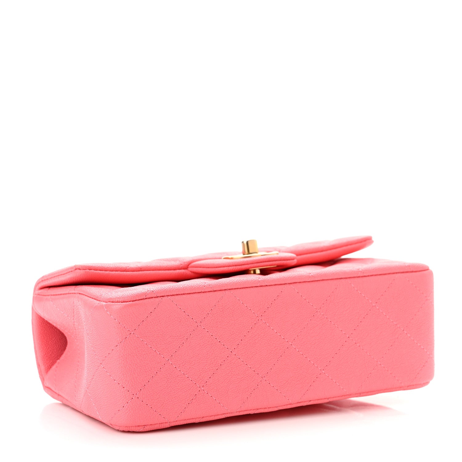 Chanel Caviar Quilted Mini Top Handle Rectangular Flap Pink 4 of 11