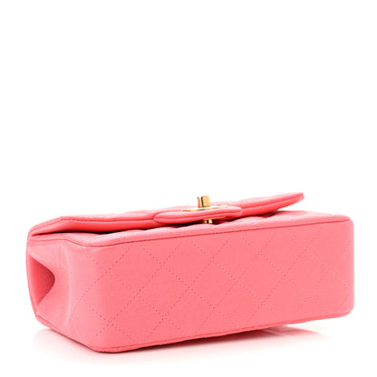Chanel Caviar Quilted Mini Top Handle Rectangular Flap Pink 4 of 11