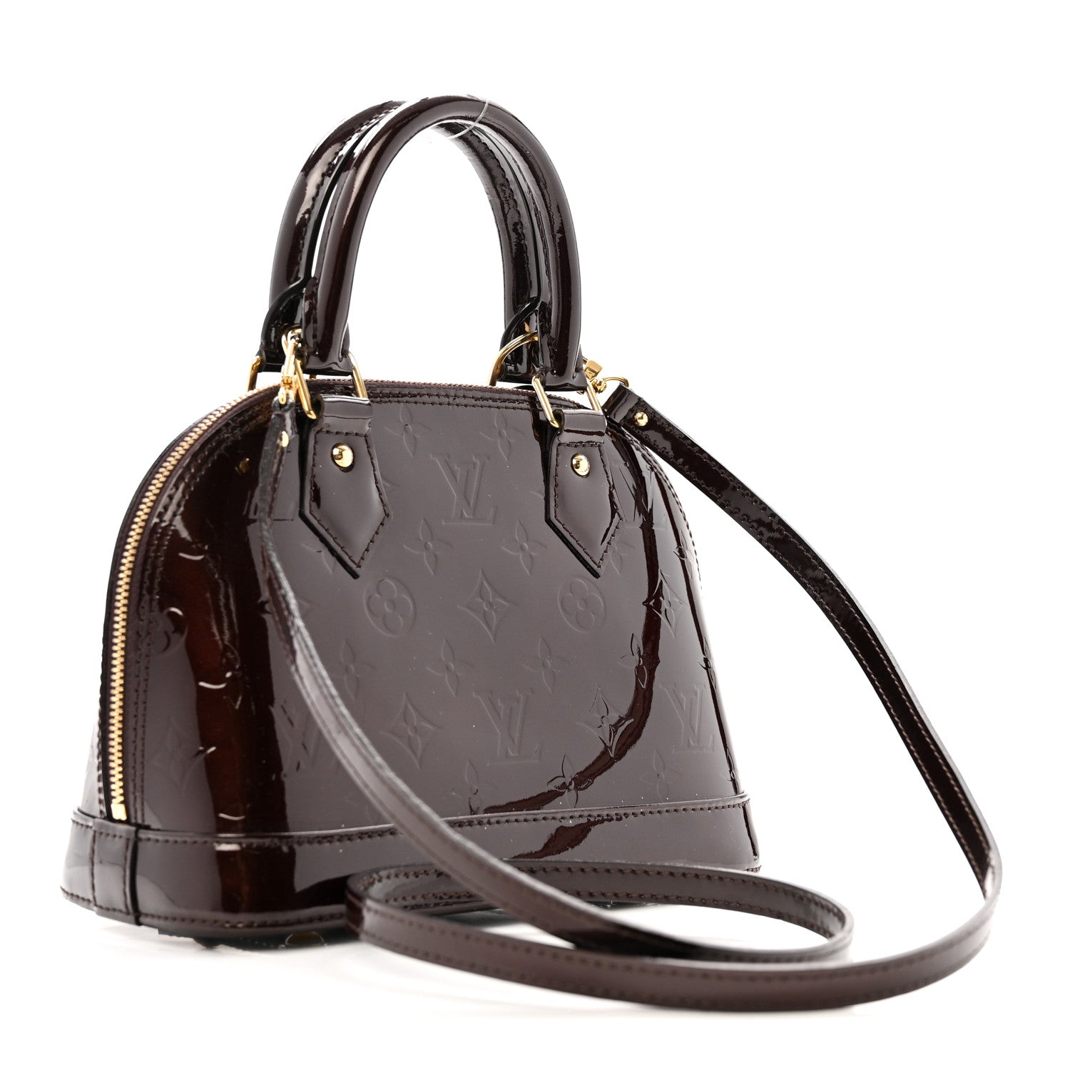 Louis Vuitton Vernis Alma BB Amarante 3 of 13