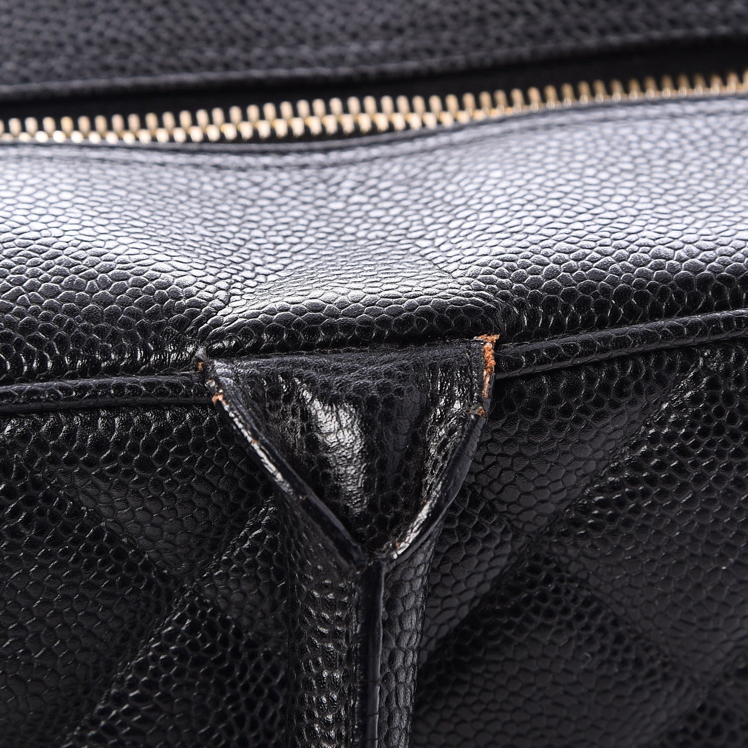 Chanel Caviar Quilted Large Bowler Black 9 of 15