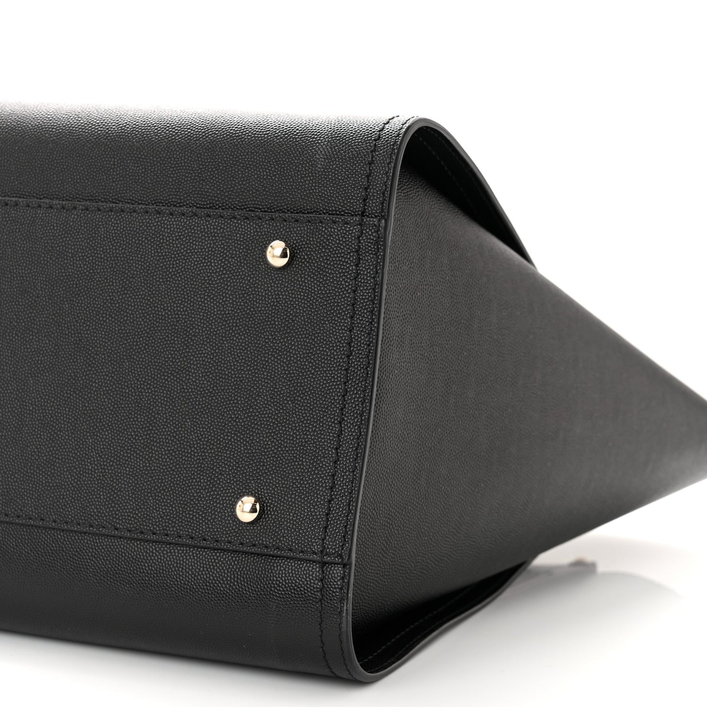 Caviar Medium Studded Deauville Tote Black