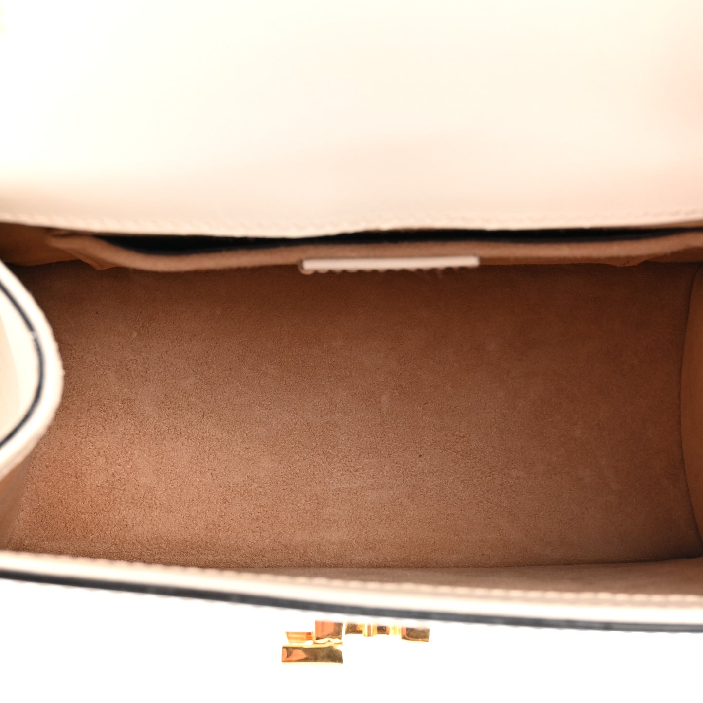 Calfskin Mini Sylvie Top Handle Bag White