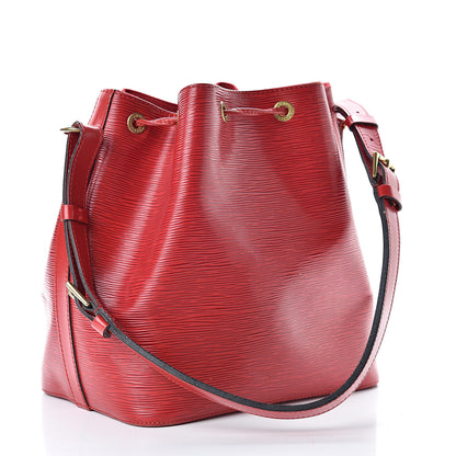 Louis Vuitton Epi Petit Noe Castillan Red 3 of 20