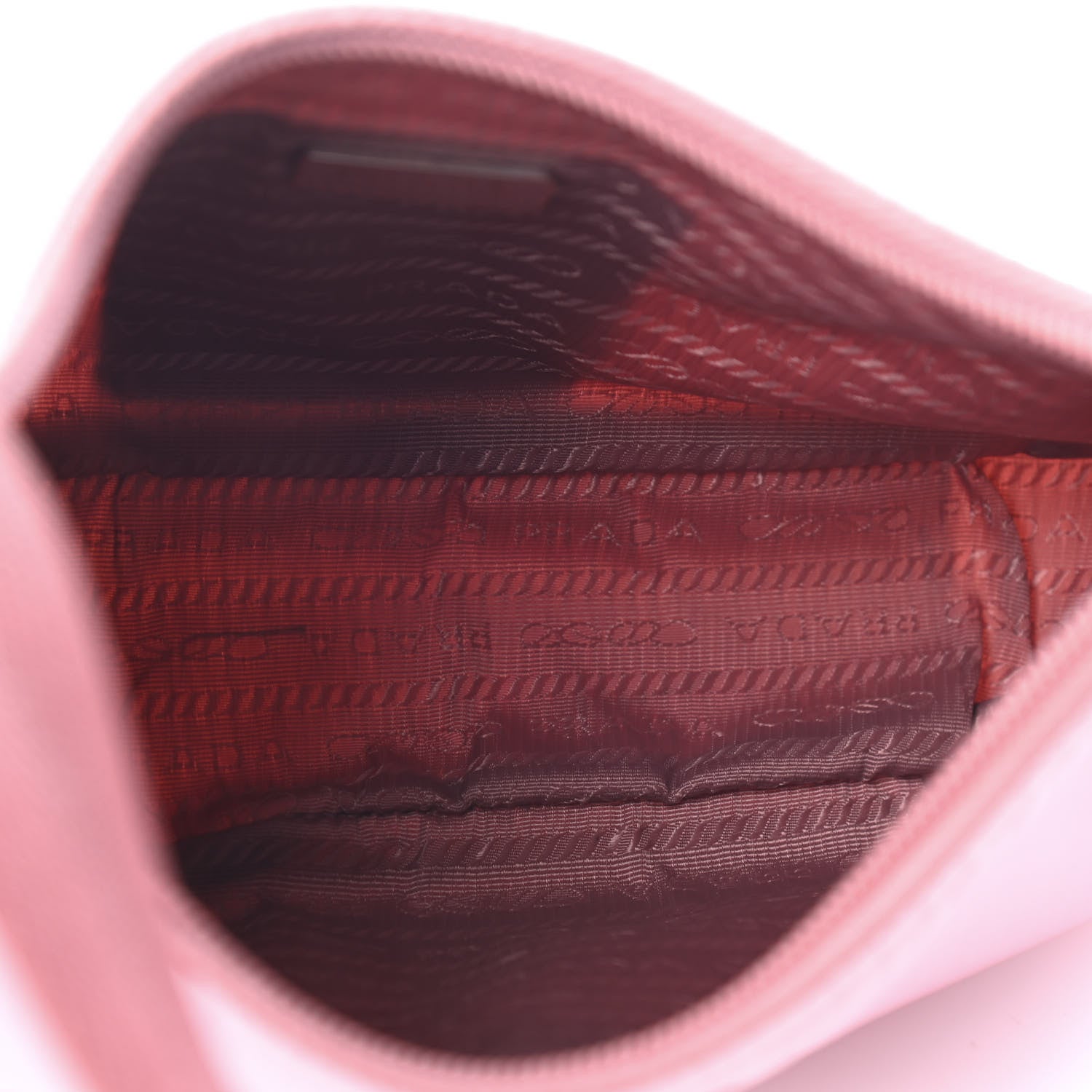 Prada Tessuto Nylon Saffiano Mini Re-Edition 2000 Bag Rosa 4 of 7
