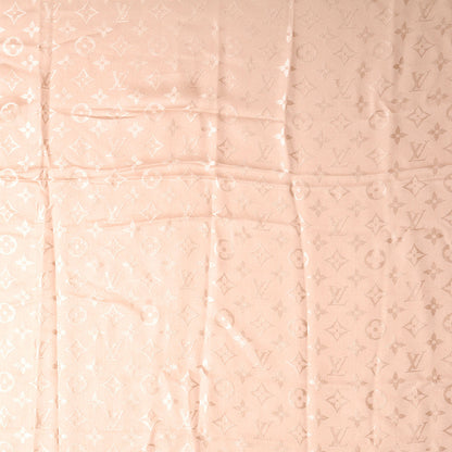 Louis Vuitton Wool Silk Monogram Shawl Dune 3 of 4