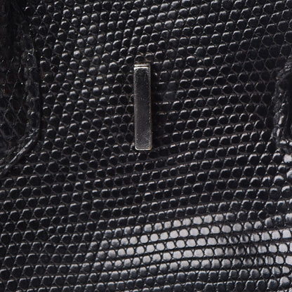 Hermes Lizard Birkin 25 Black 33 of 50