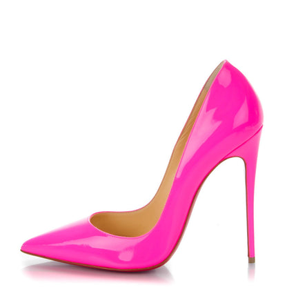 Christian Louboutin Patent So Kate 120 Pumps 39 Bonbon 1 of 7