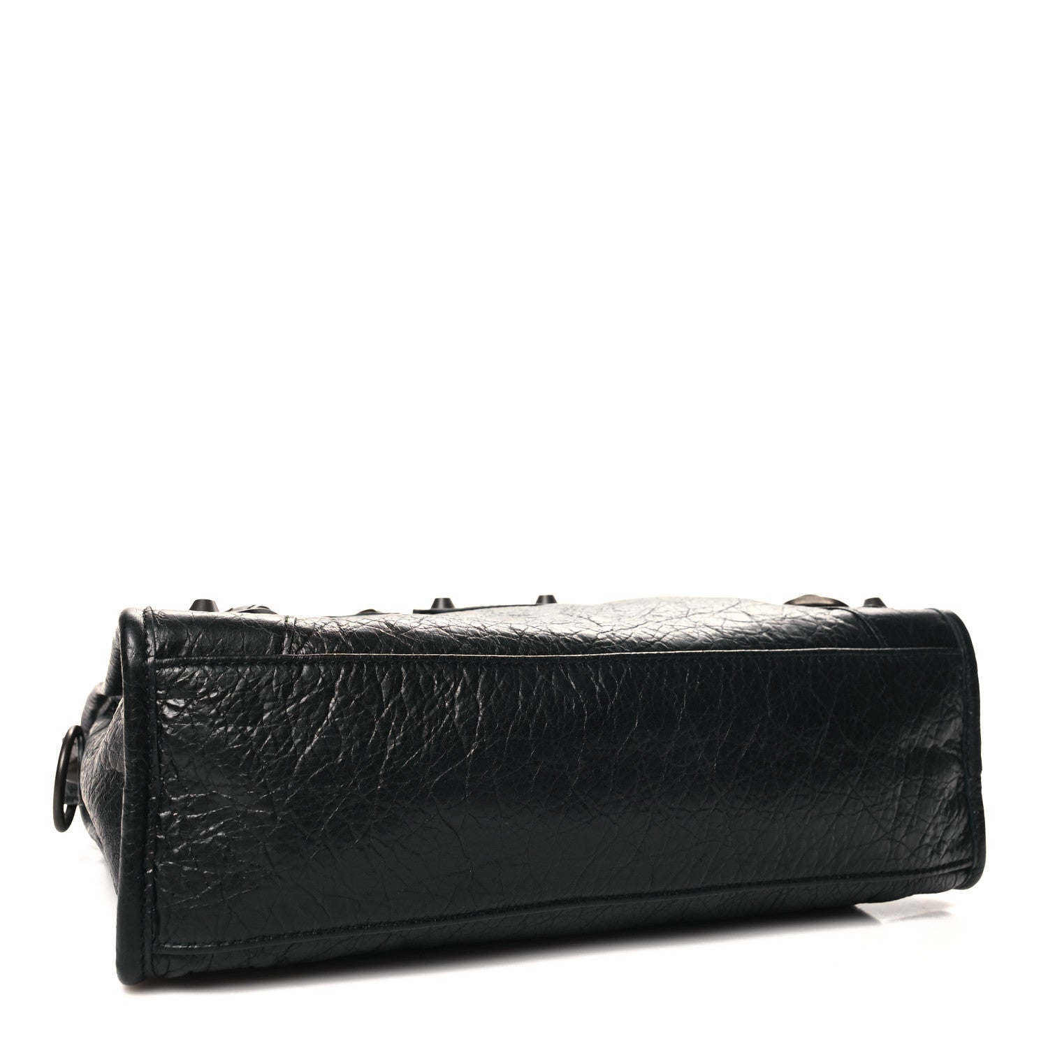 Balenciaga Agneau Classic Hardware S City Logo Strap Black White 5 of 11