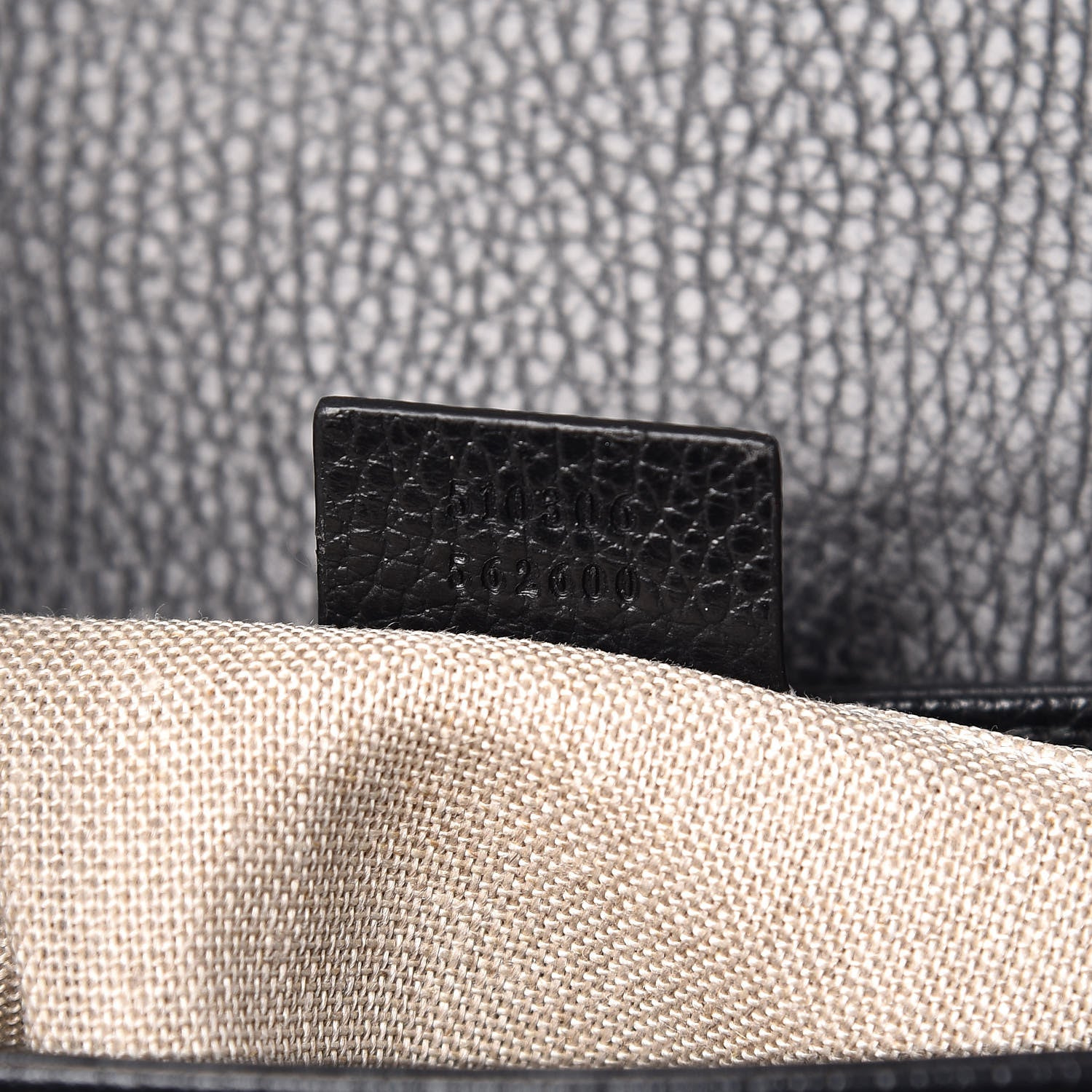 Gucci Dollar Calfskin Medium Interlocking G Top Handle Shoulder Bag Black 7 of 10