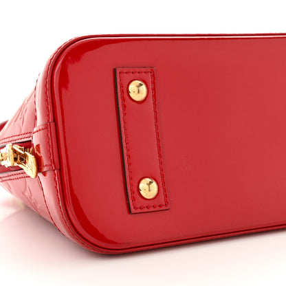 Louis Vuitton Vernis Alma BB Cherry 8 of 10