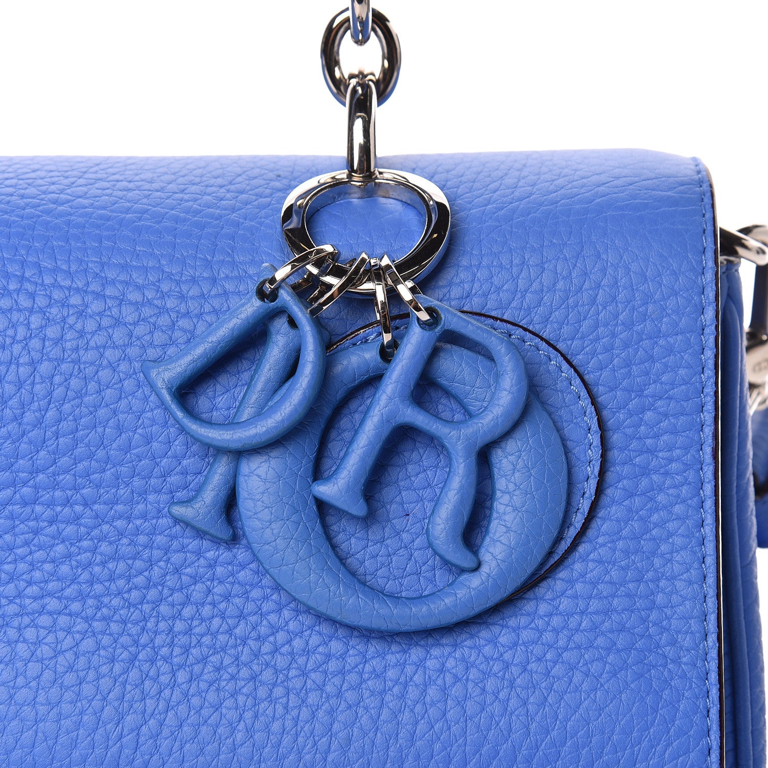 Christian Dior Bullcalf Small Be Dior Flap Blue 12 of 12