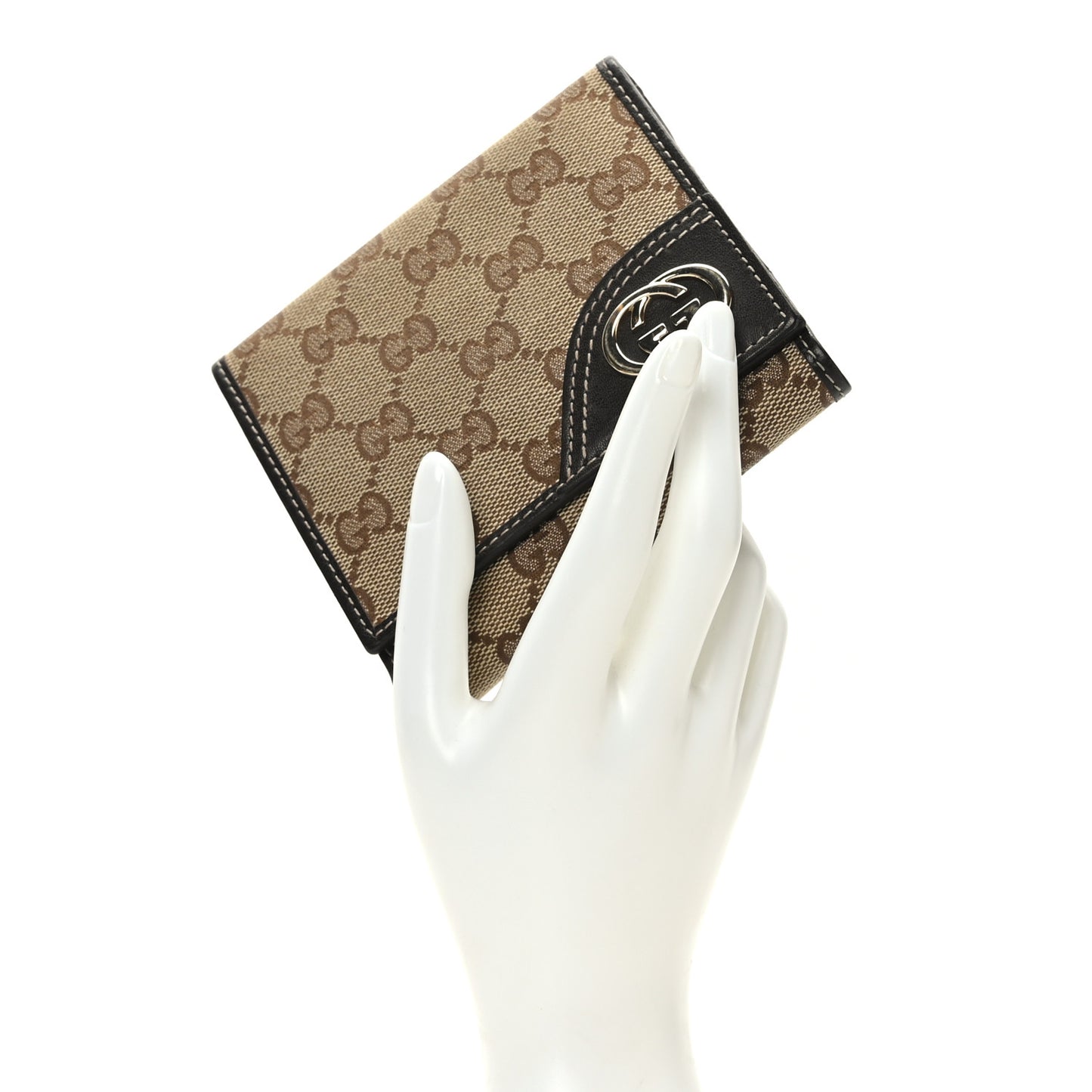 Monogram New Britt French Wallet Dark Brown