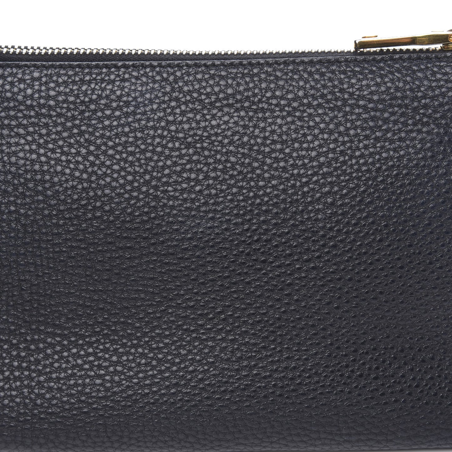 Vitello Daino Pochette Bag Black
