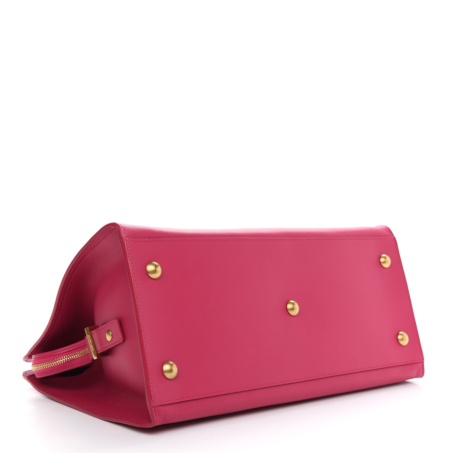 Saint Laurent Calfskin Medium Classic Y Cabas Fuchsia 4 of 8