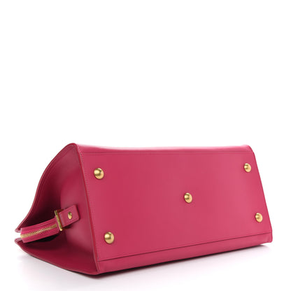 Saint Laurent Calfskin Medium Classic Y Cabas Fuchsia 4 of 8