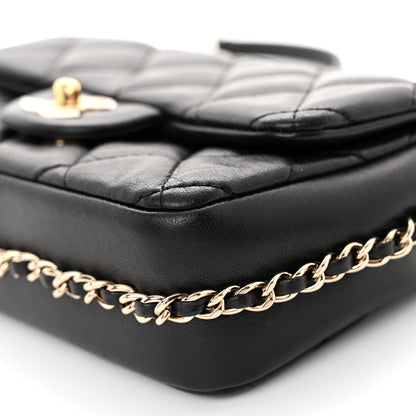 Chanel Lambskin Quilted Mini My Precious Flap Black 9 of 9