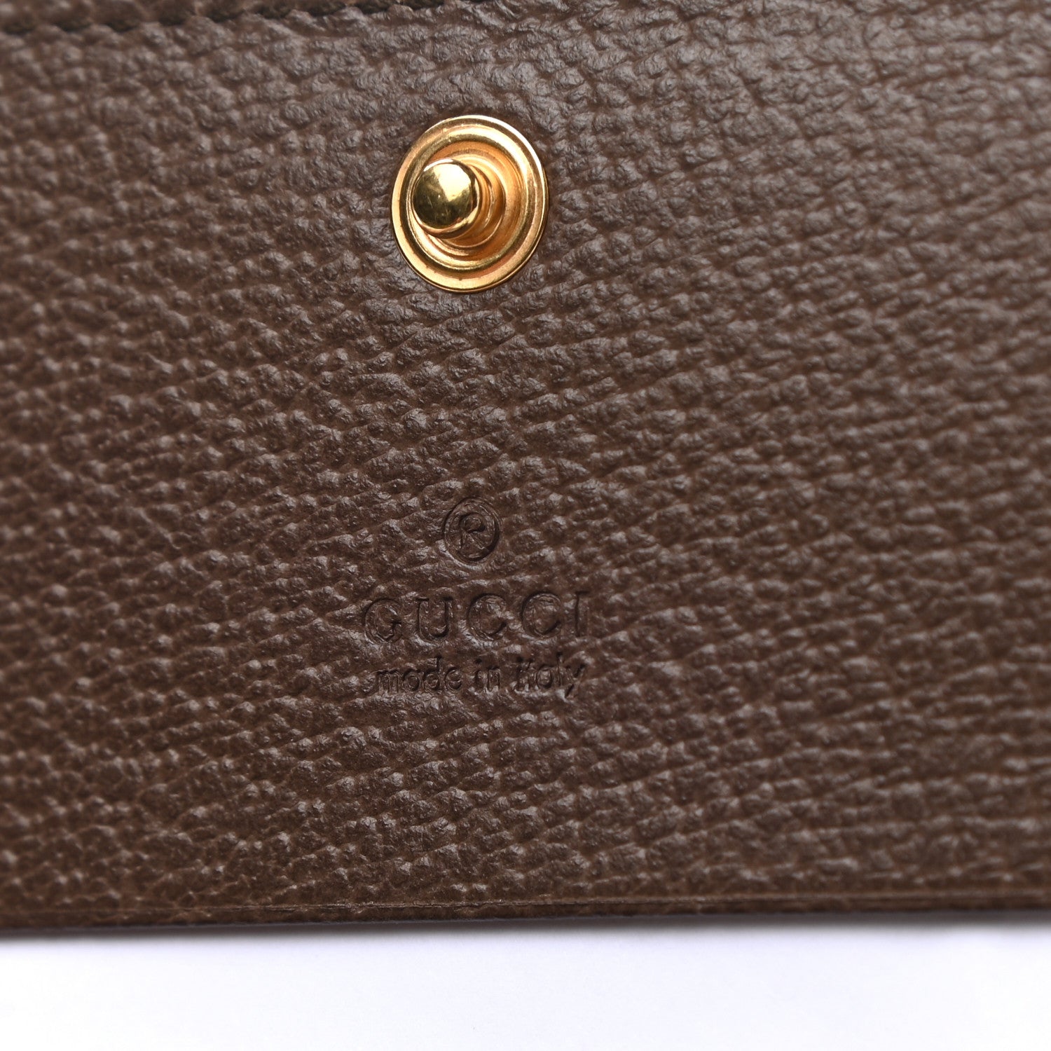 Gucci GG Supreme Monogram Web Ophidia Chain Card Case Wallet Beige New Acero 7 of 7