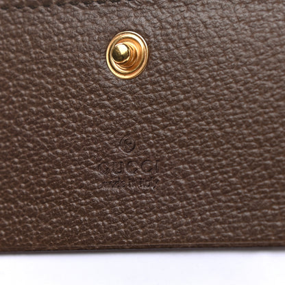Gucci GG Supreme Monogram Web Ophidia Chain Card Case Wallet Beige New Acero 7 of 7