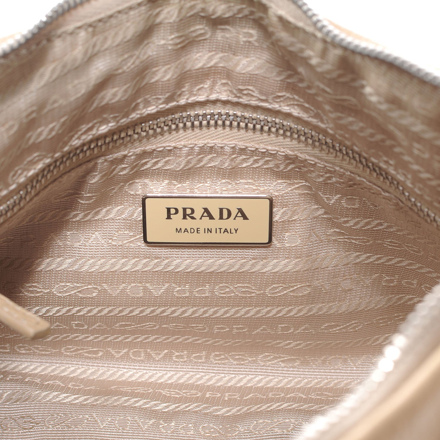 Prada Vitello Daino Box Shoulder Bag Beige 6 of 7