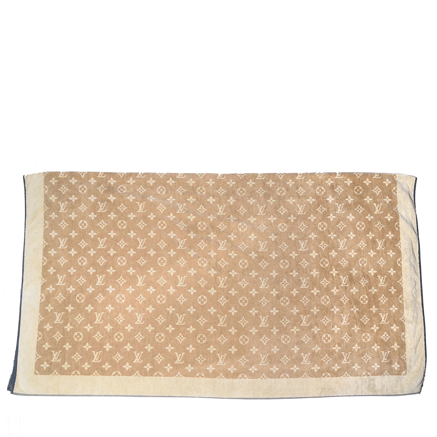 Cotton Monogram Beach Towel