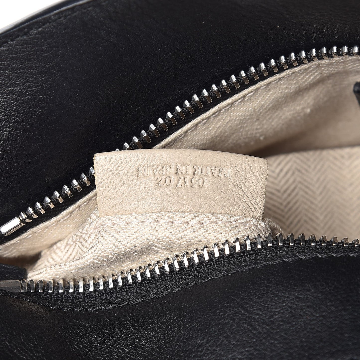 Calfskin Small Puzzle Bag Black