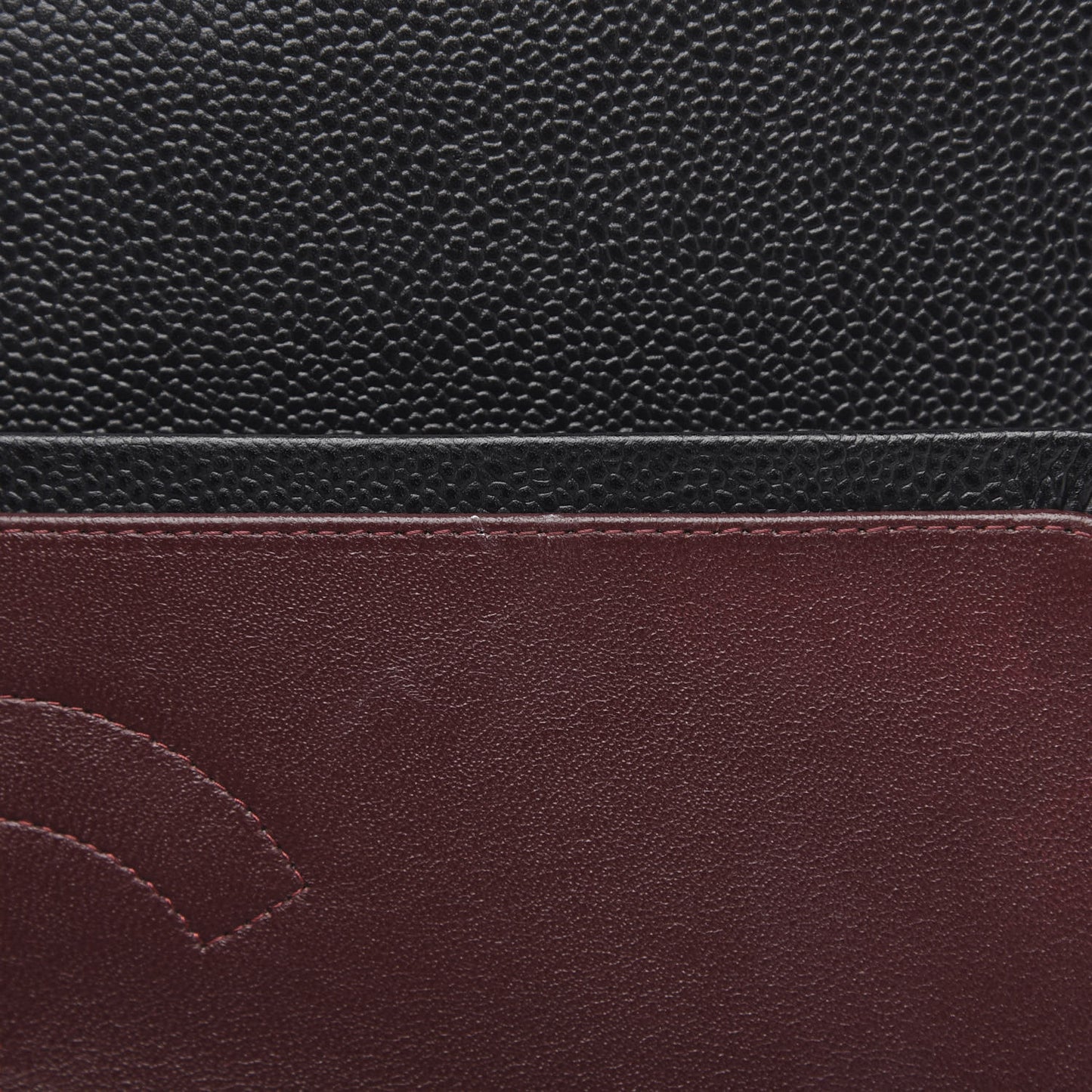 Caviar Quilted Maxi Double Flap Black