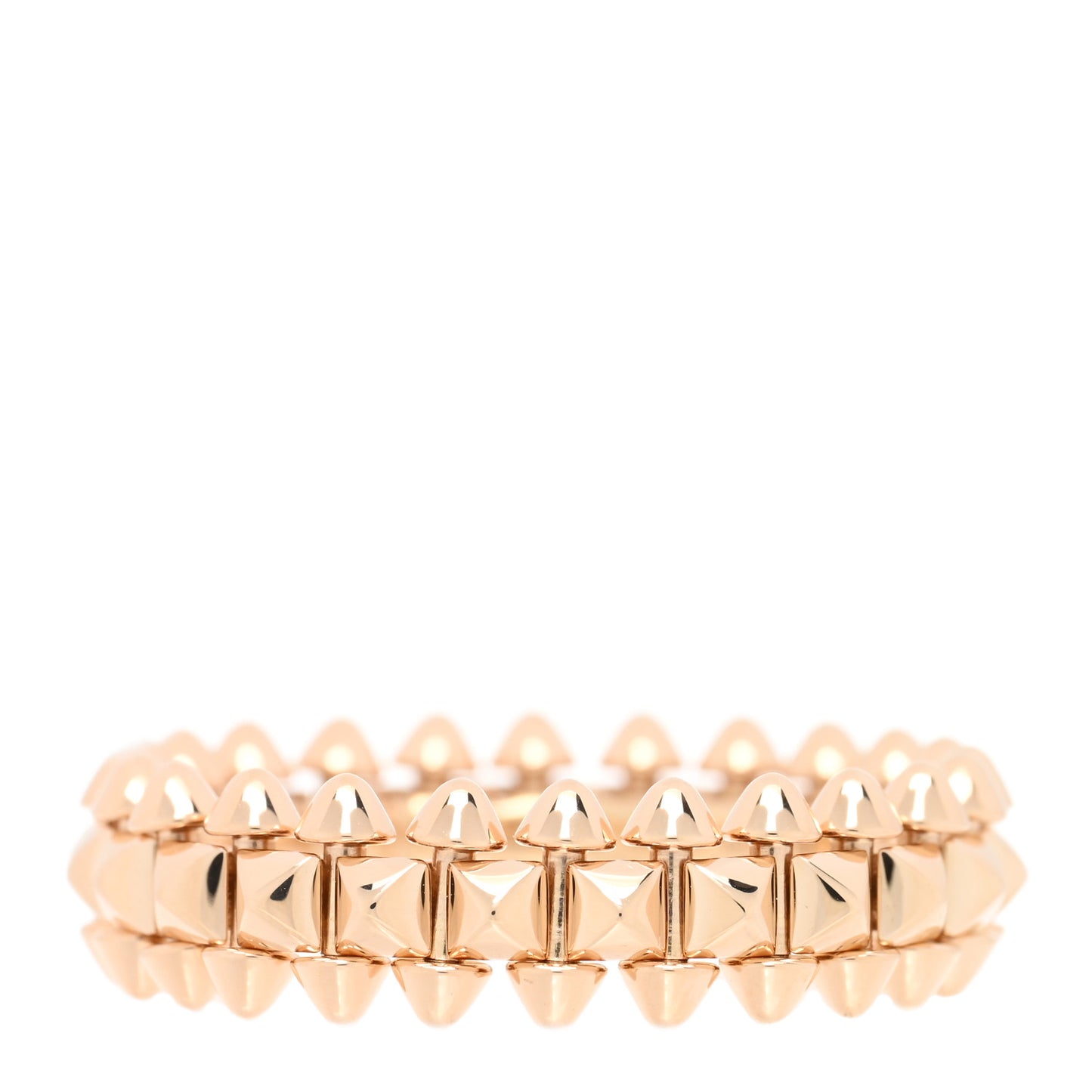 18K Pink Gold SM Clash De Cartier Ring 58 8.5